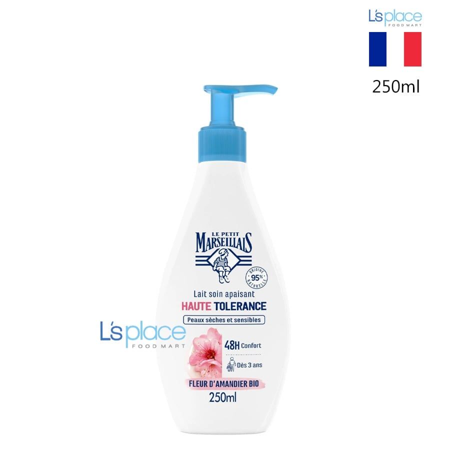 Le Petit Marseillais Sữa dưỡng ẩm 95% hữu cơ Hoa hạnh nhân