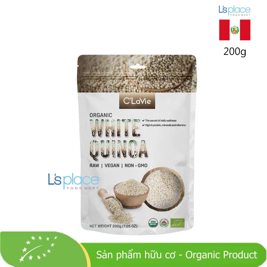 C'LaVie Hạt Diêm mạch Quinoa hữu cơ trắng
