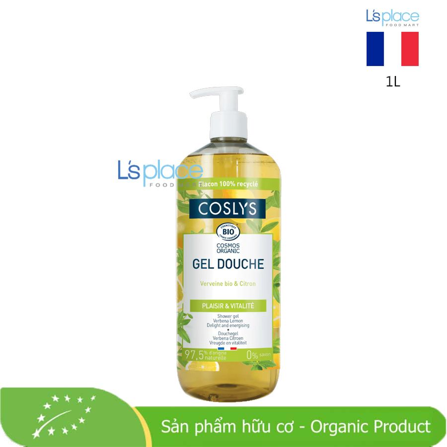 Coslys Bio Gel tắm hữu cơ Verbena Lemon