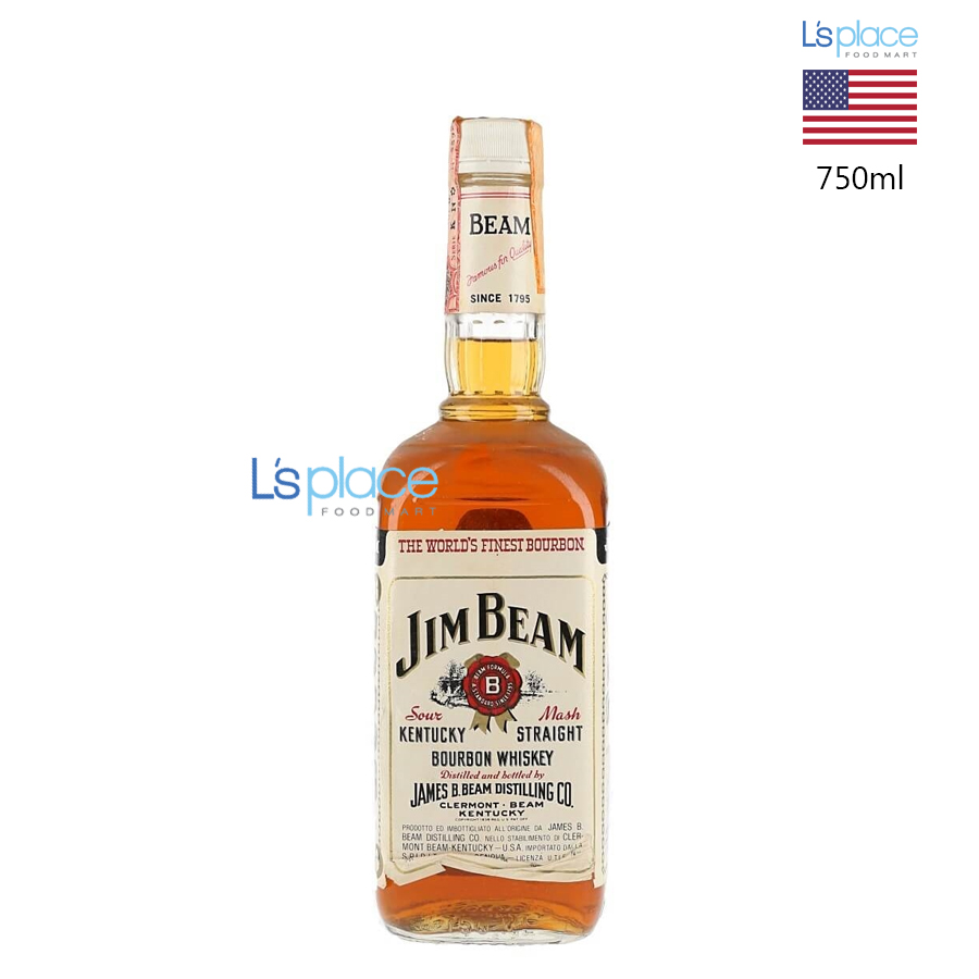 Jim Beam Rượu Bourbon Whiskey Kentuckey – L's Place Foodmart