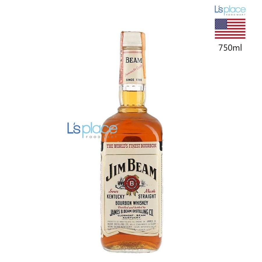Jim Beam Rượu Bourbon Whiskey Kentuckey – L's Place Foodmart