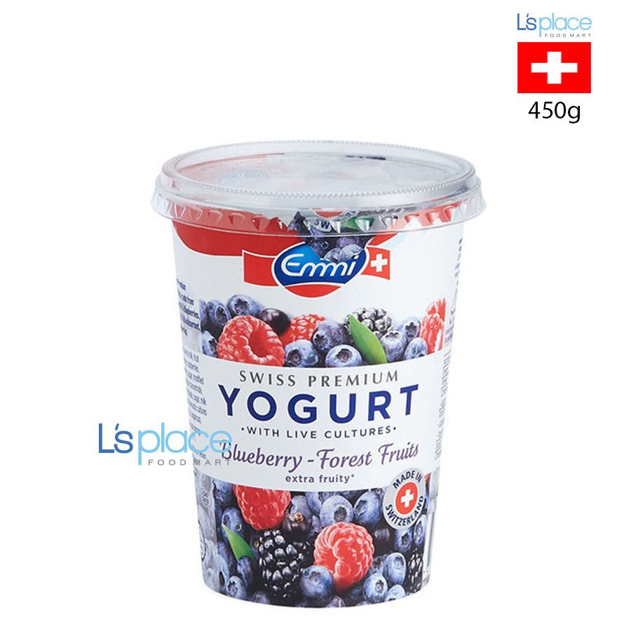 Emmi Sữa chua Việt quất Dâu rừng hộp cao