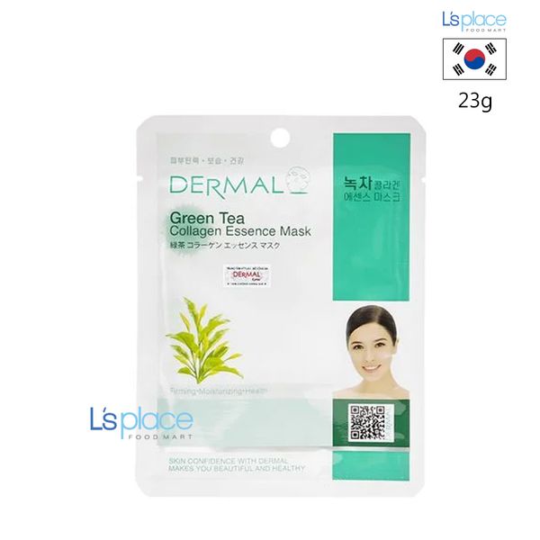 Dermal Mặt nạ dưỡng Collagen trà xanh – L's Place Foodmart