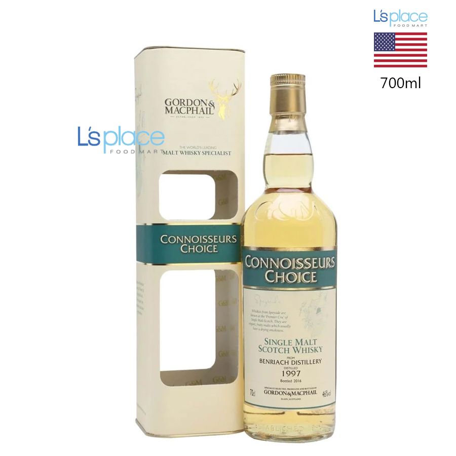 Gordon & MacPhail Connoisseurs Choice Rượu whisky Benriach 1997