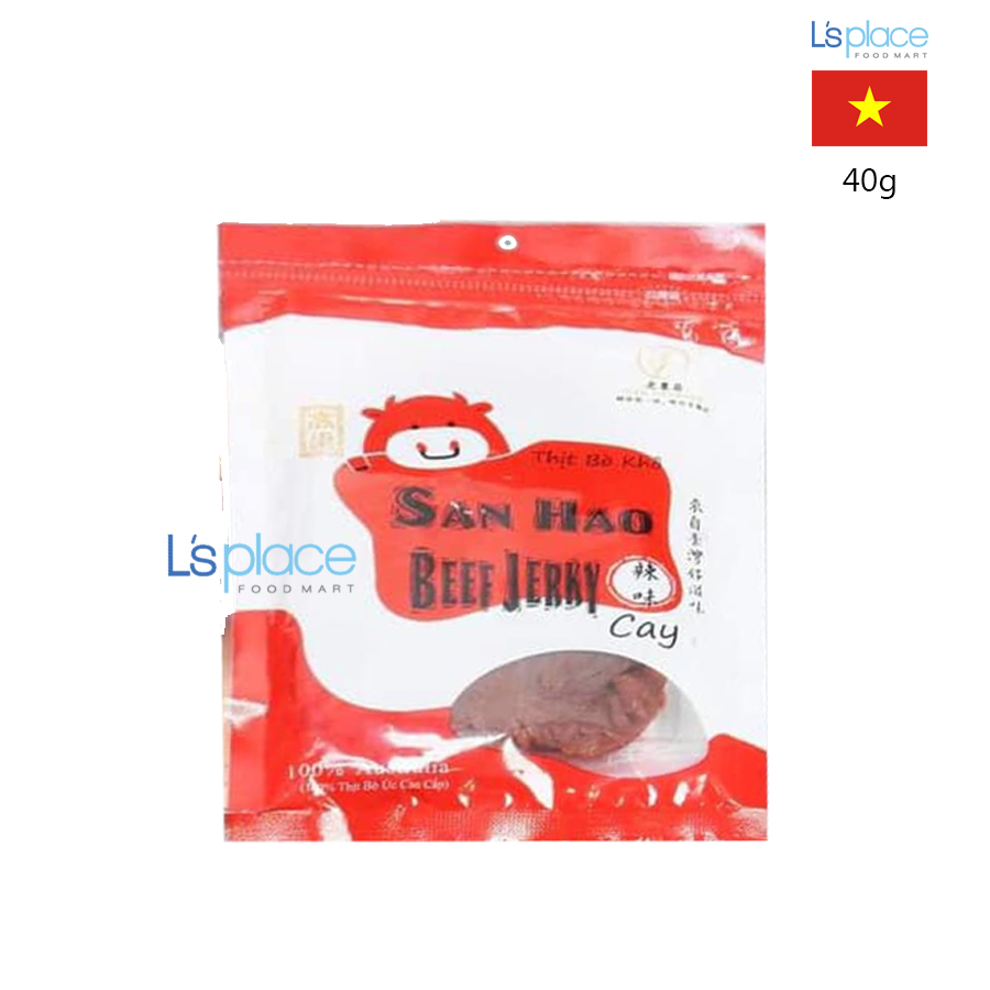 Banano Food San Hao thịt bò khô cay L's Place Foodmart