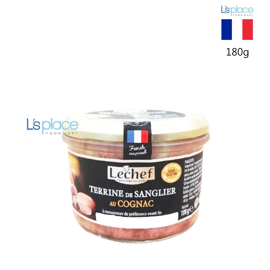 Le Chef Pate lợn rừng rượu Cognac