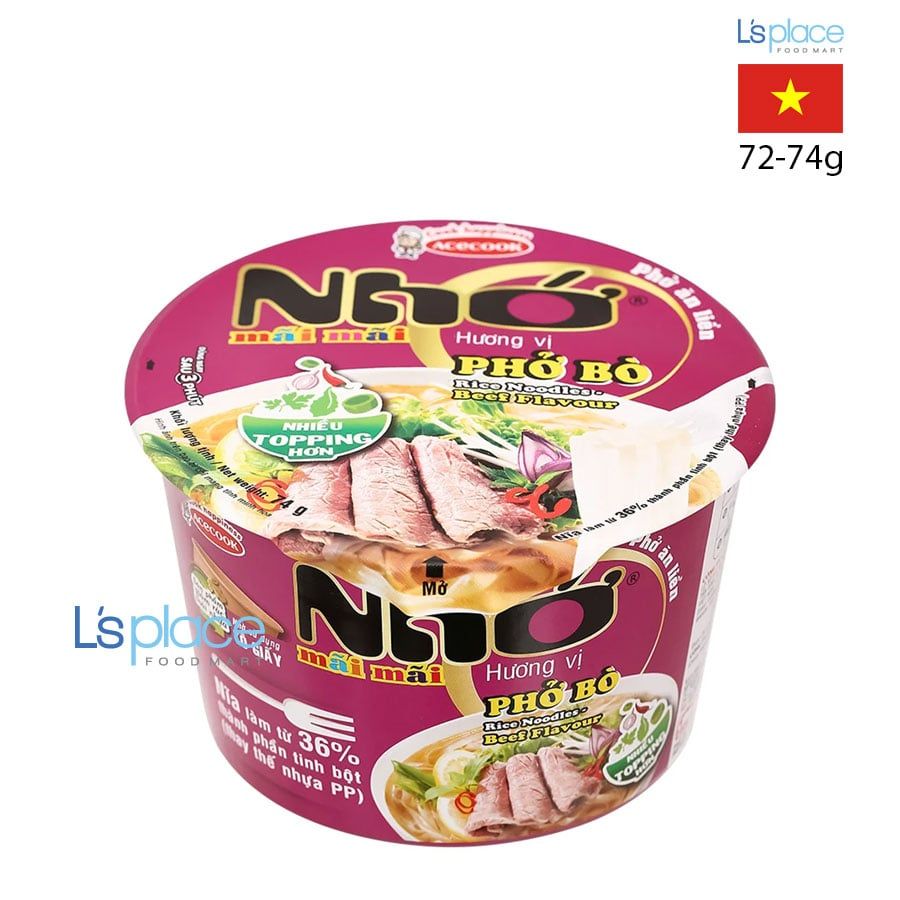 Acecook Phở bát vị bò Nhớ