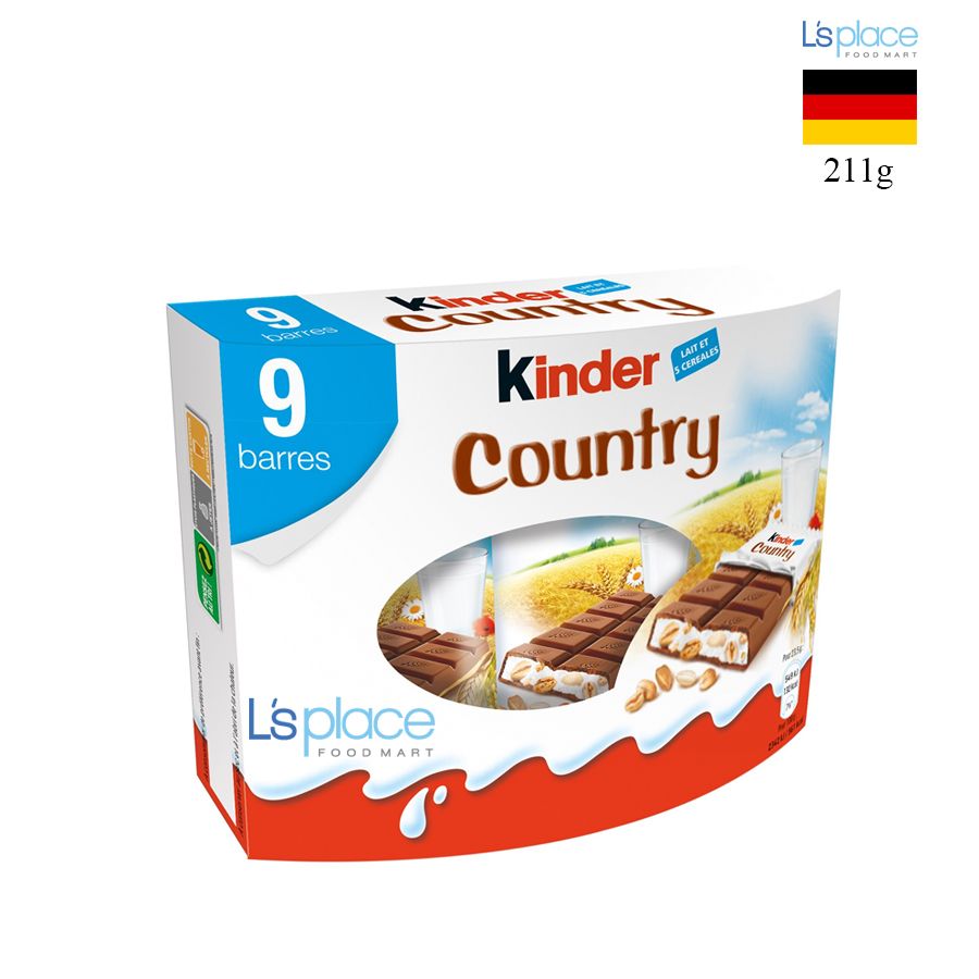 Kinder Country Socola sữa nhân kem