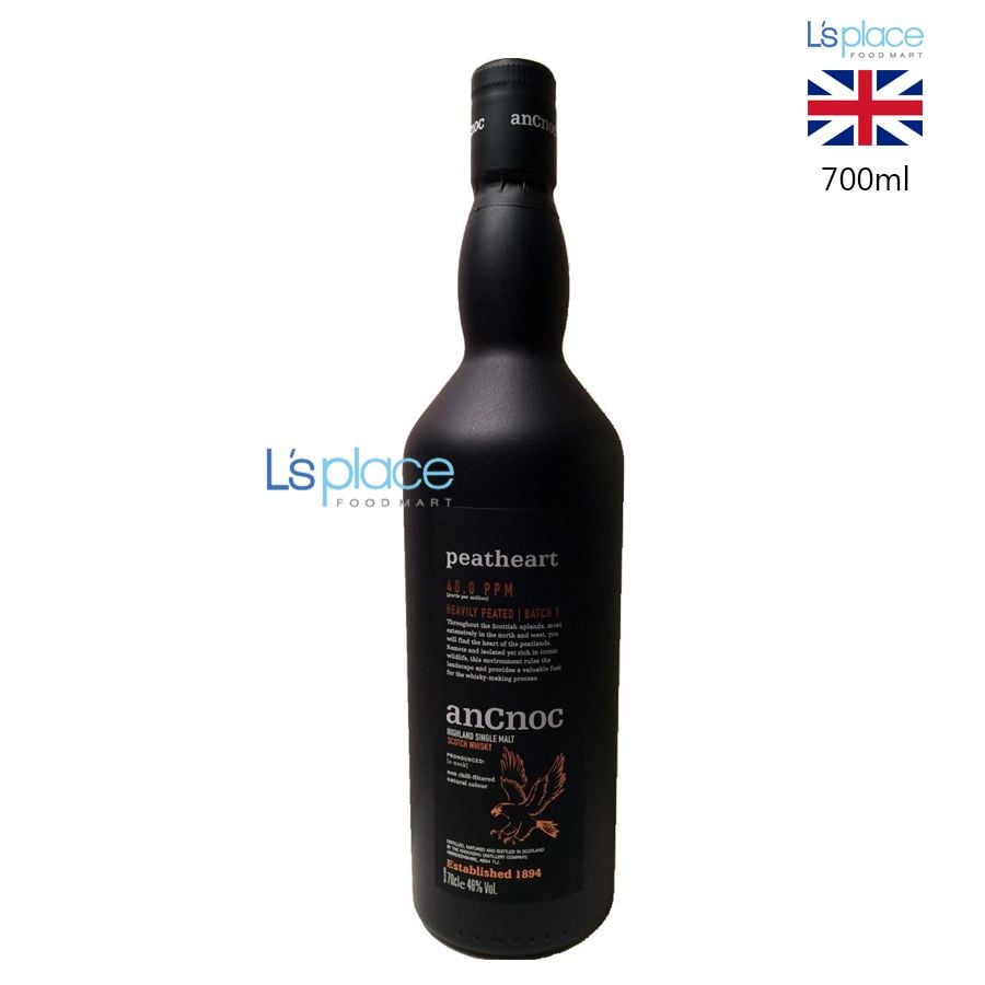 AnCnoc Peatheart Rượu Whisky