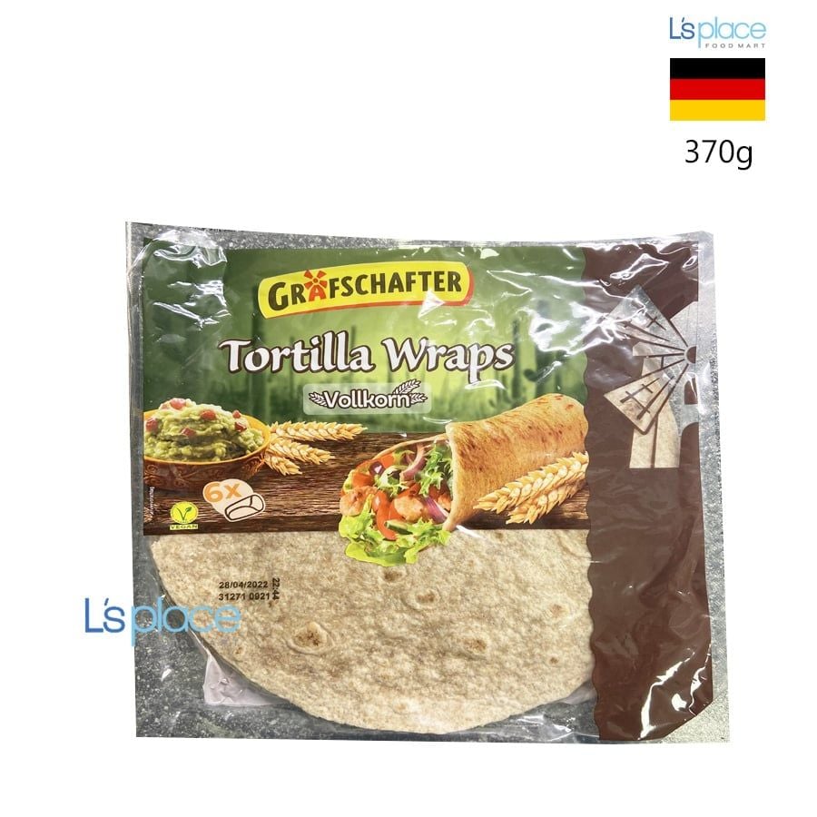 Grafschafter Vỏ bánh Tortilla nguyên hạt