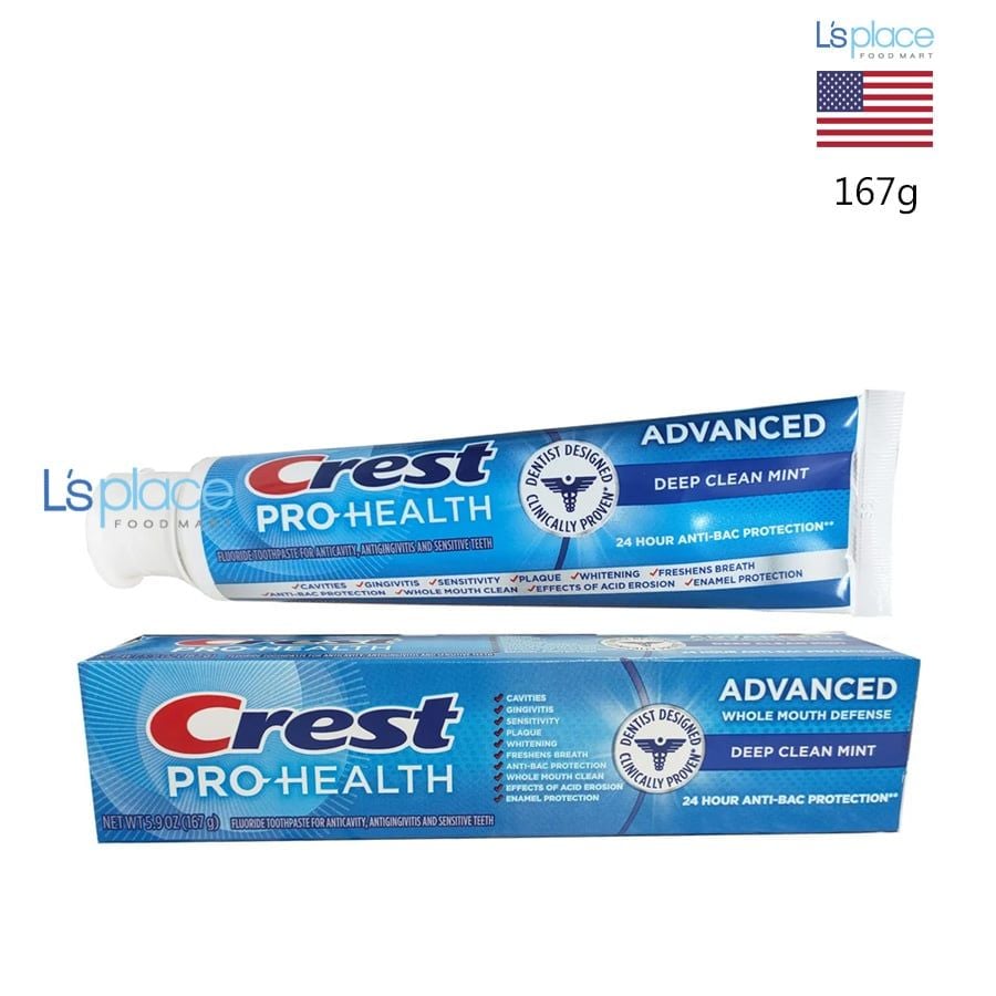 Crest Kem đánh răng Pro-Health Advanced hương bạc hà