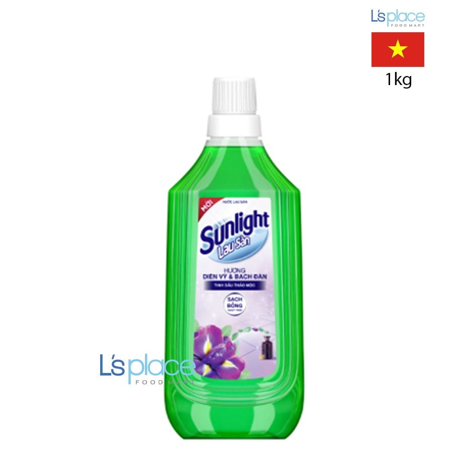 Sunlight Nước lau sàn tinh dầu thảo mộc Hương Diên Vỹ & Bạch Đàn