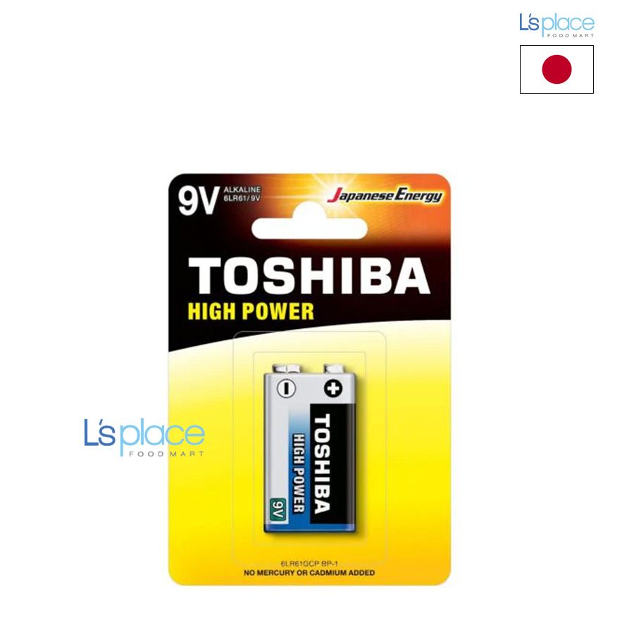 Toshiba Alkaline Pin vuông 9V 6LR61GCP