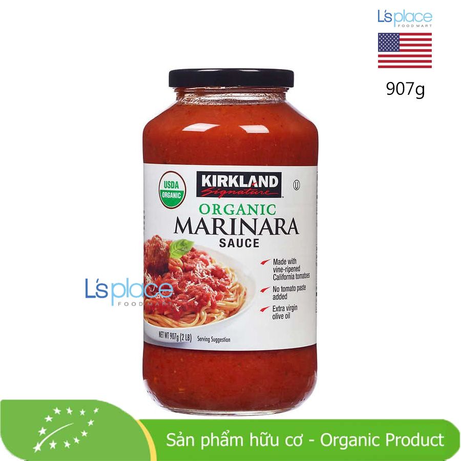 Kirkland Xốt mỳ Marinara hữu cơ