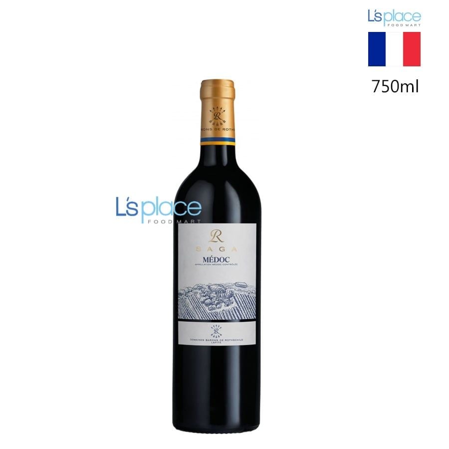 Baron de Rothschild Vang đỏ Saga R Medoc