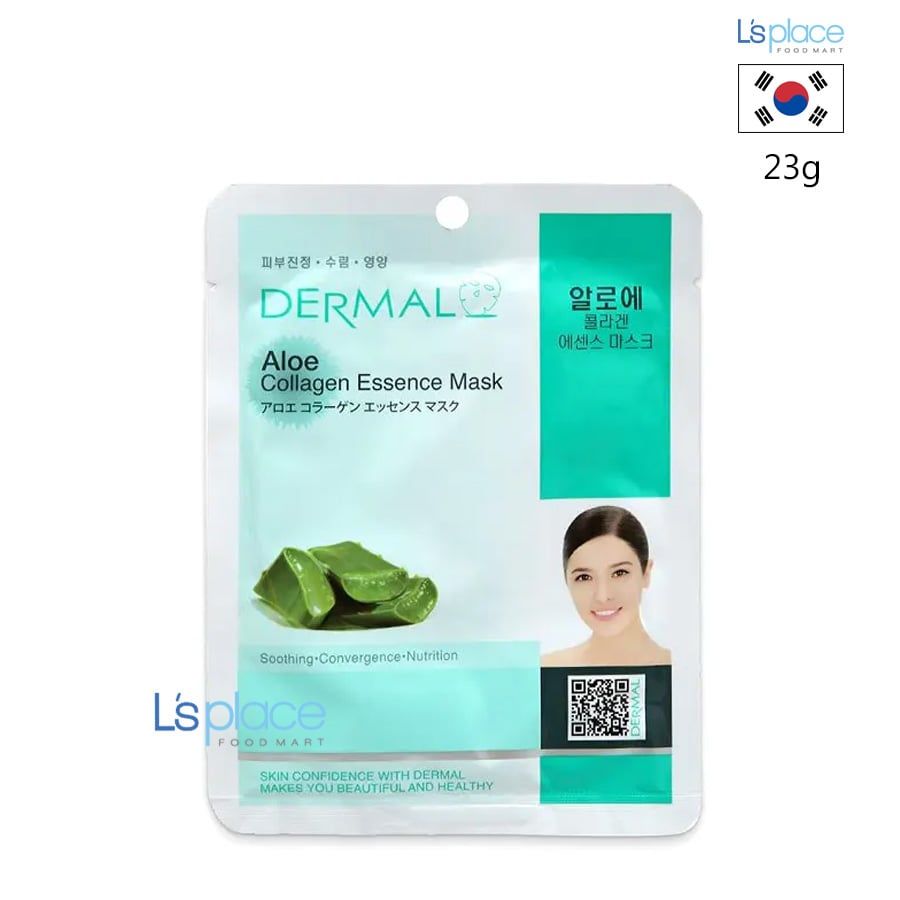 Dermal Mặt nạ dưỡng Collagen lô hội – L's Place Foodmart