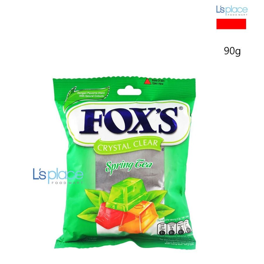 Fox's Crystal Clear Kẹo vị Spring Tea