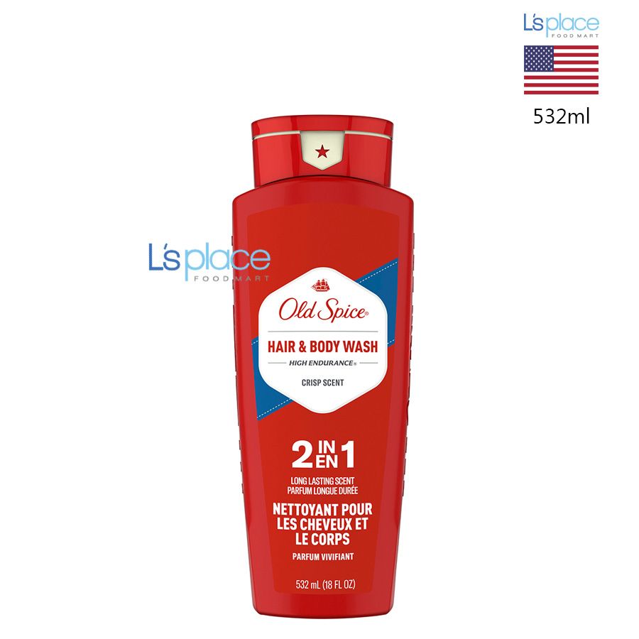 Old Spice Sữa tắm gội High Endurance Crisp Scent