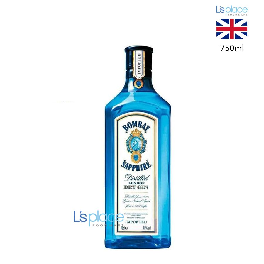 Bombay Sapphire Rượu Gin London Dry 47%