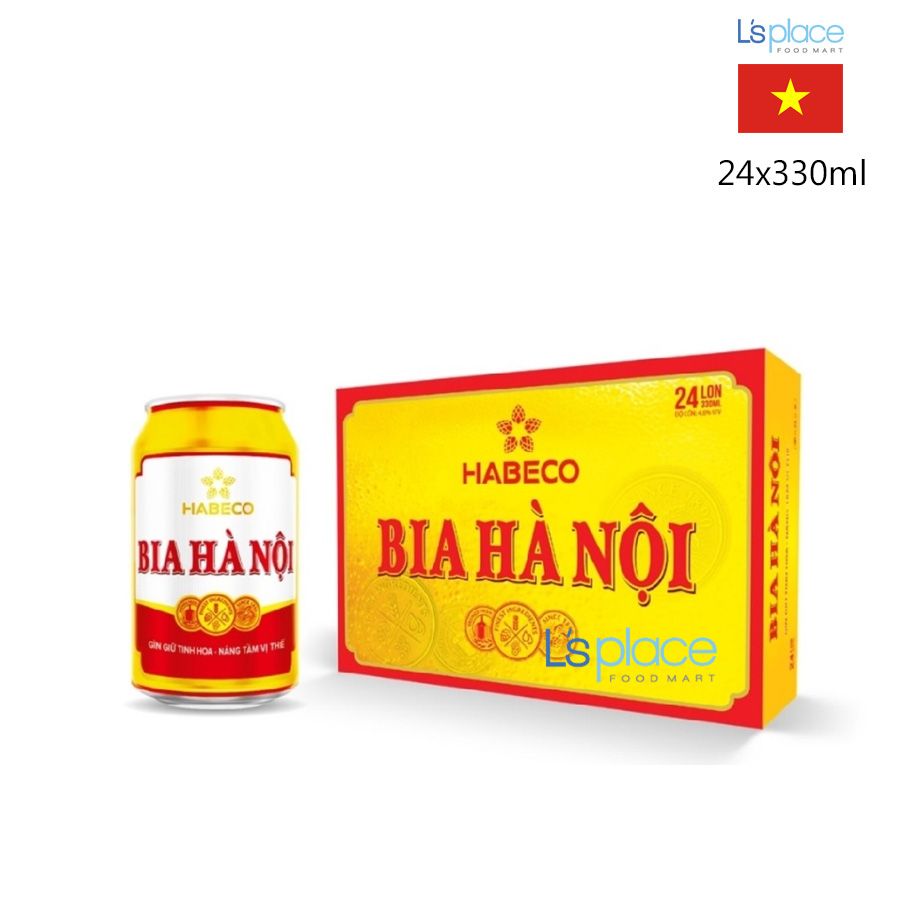 Hà Nội Bia lon nguyên thùng
