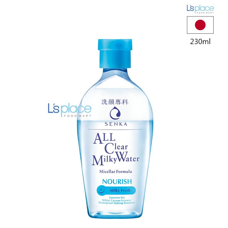 Senka nước tẩy trang sạch sâu All Clear Milky Water Nourish