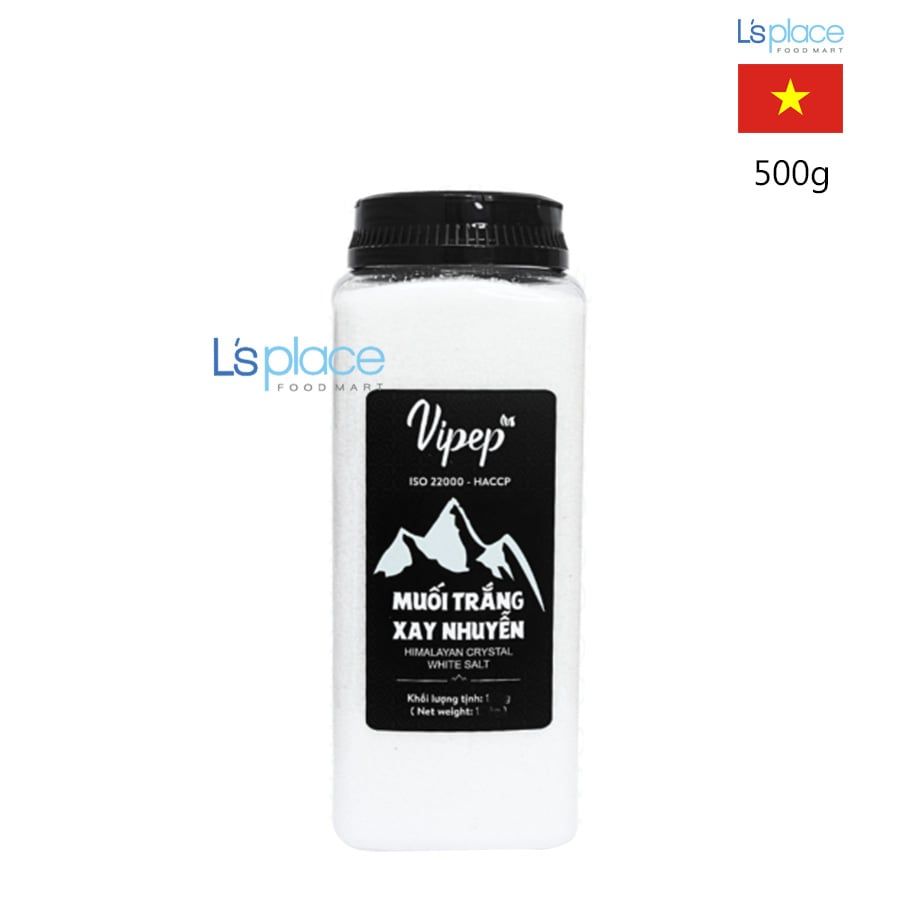 Vipep Muối trắng Himalaya xay nhuyễn hũ nhỏ