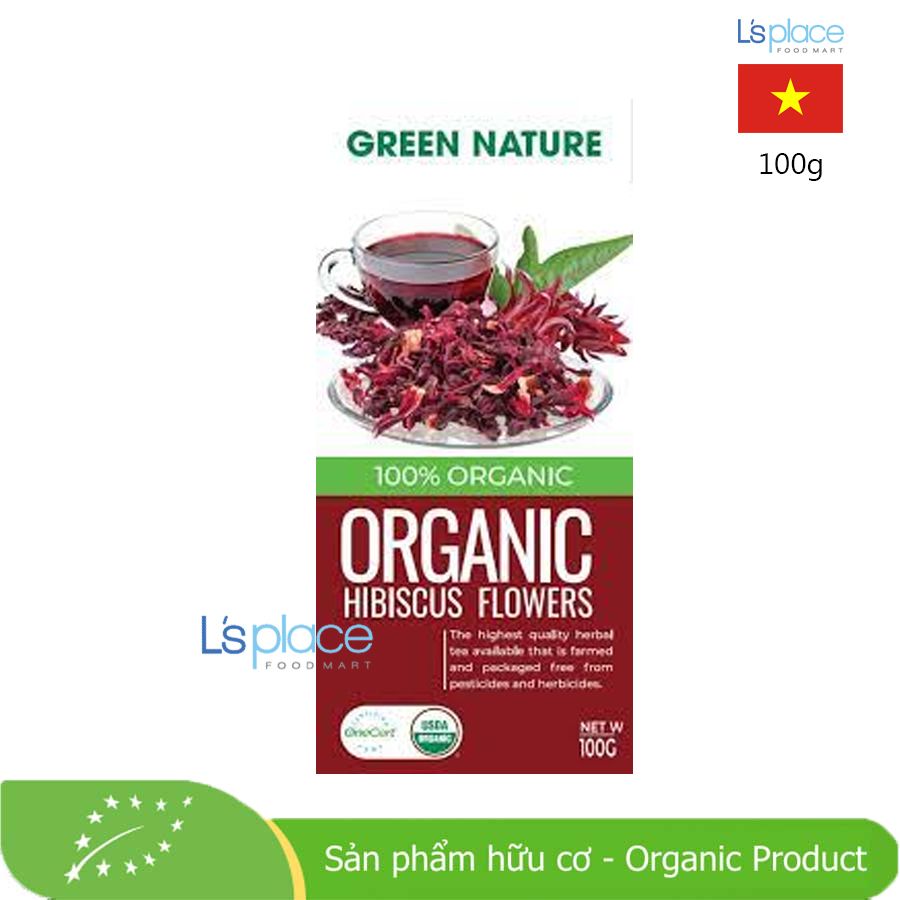 Green Nature Organic Hibiscus flowers