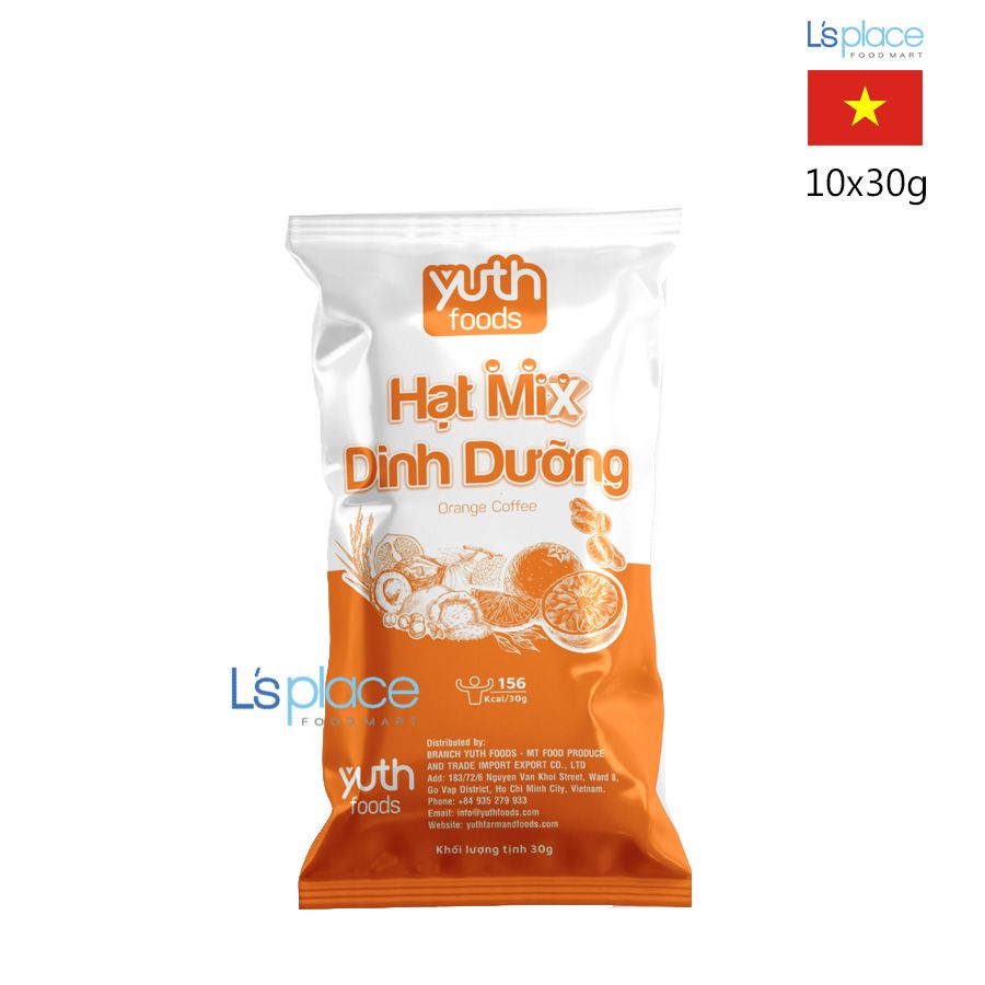 Yuth food Hạt mix Cam cà phê