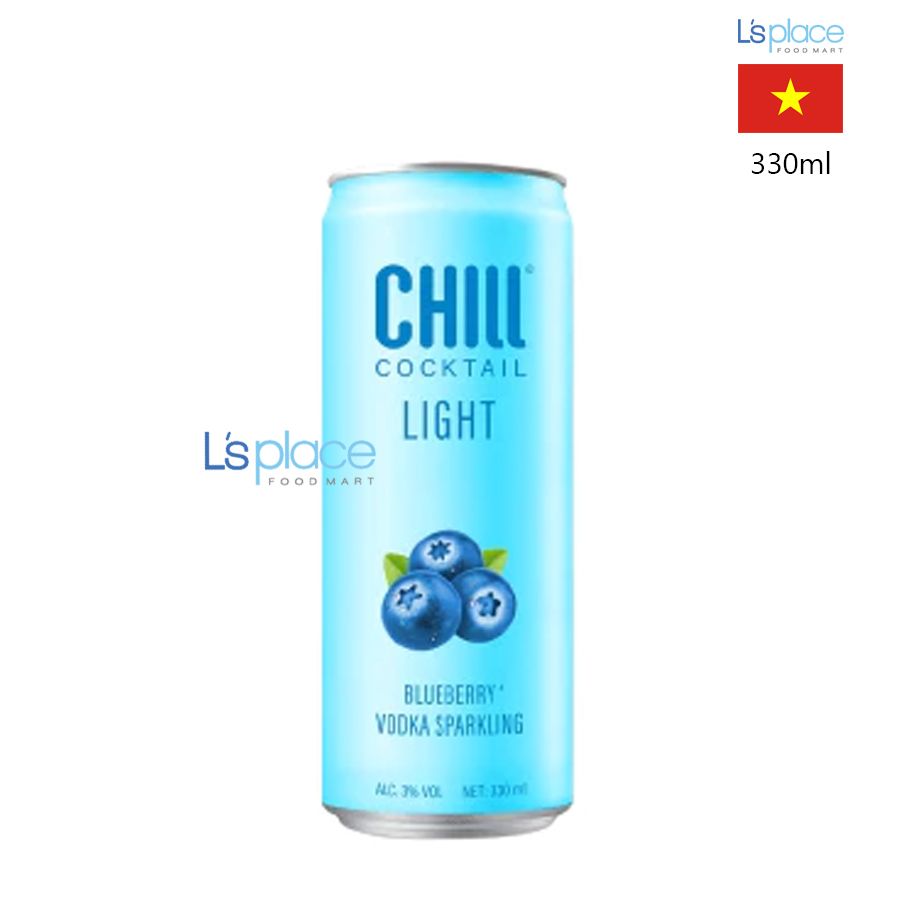 Chill Cocktail Light Vị Vodka và việt quất