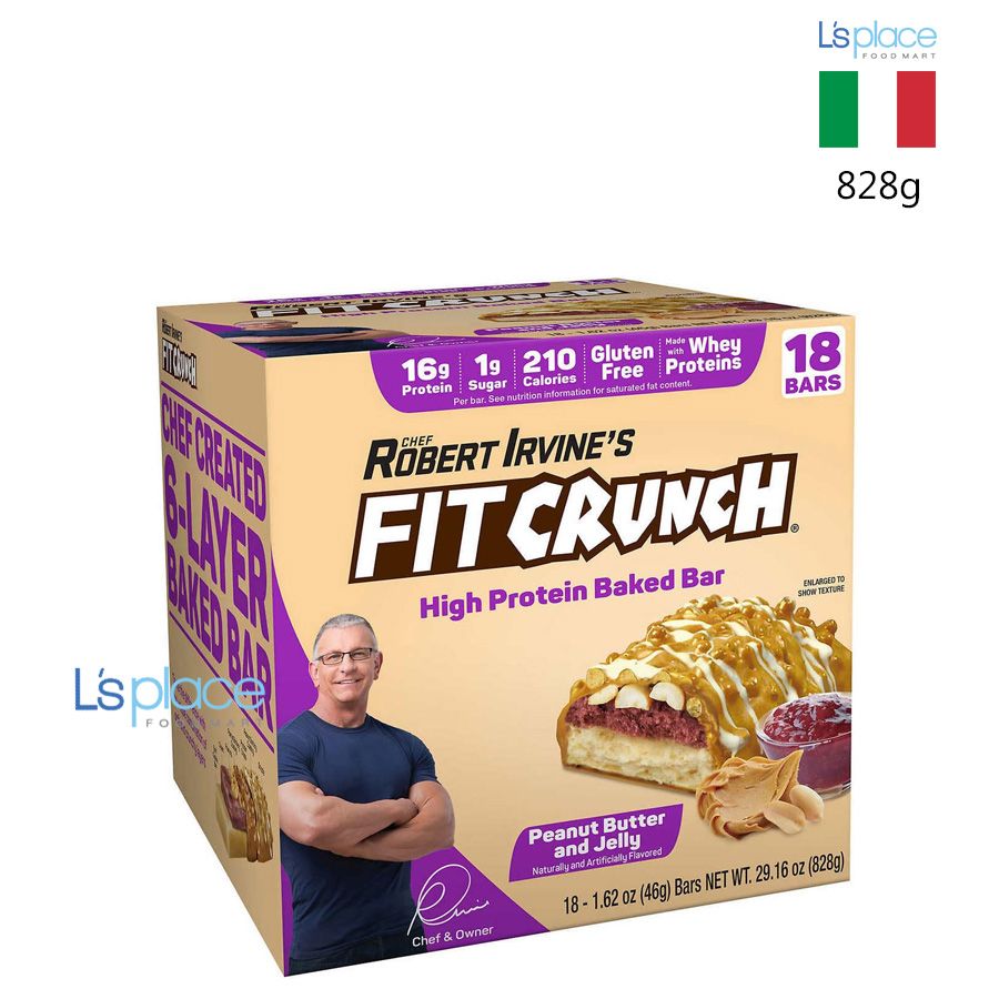 Robert Irvine's Thanh ngũ cốc Fit crunch vị bơ lạc thạch