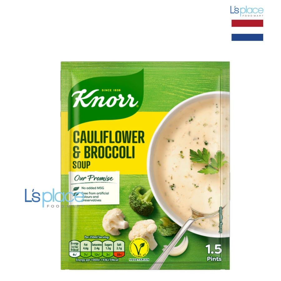 Knorr Súp Bông cải xanh trắng