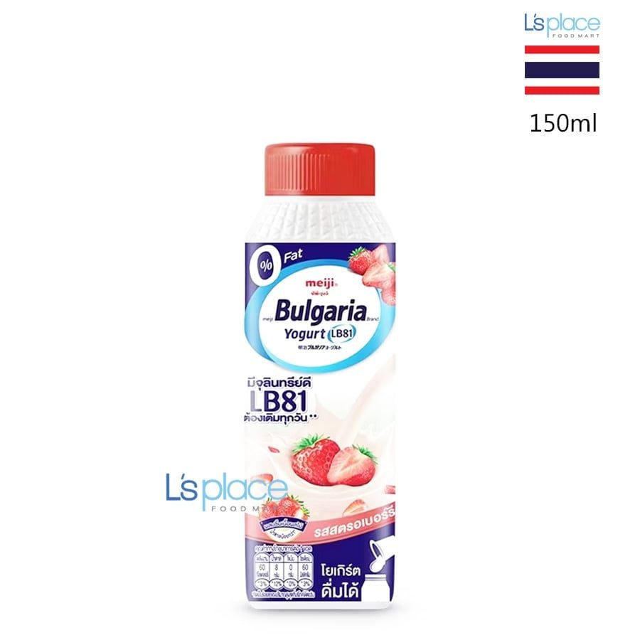 Sữa Chua Uống Meiji Bulgaria LB81 Vị Dâu
