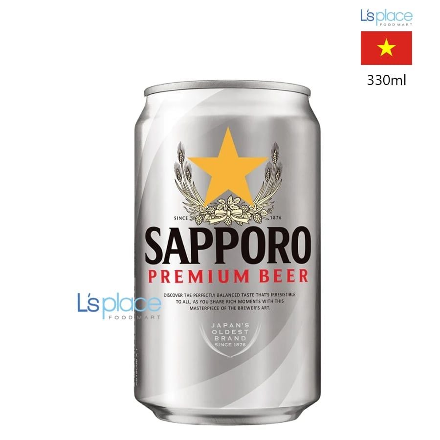 Sapporo Bia lon