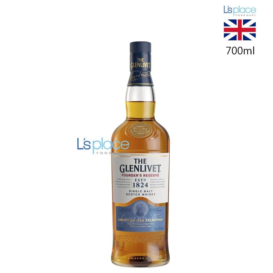 The Glenlivet 1824 Rượu Whisky Founder's reserve