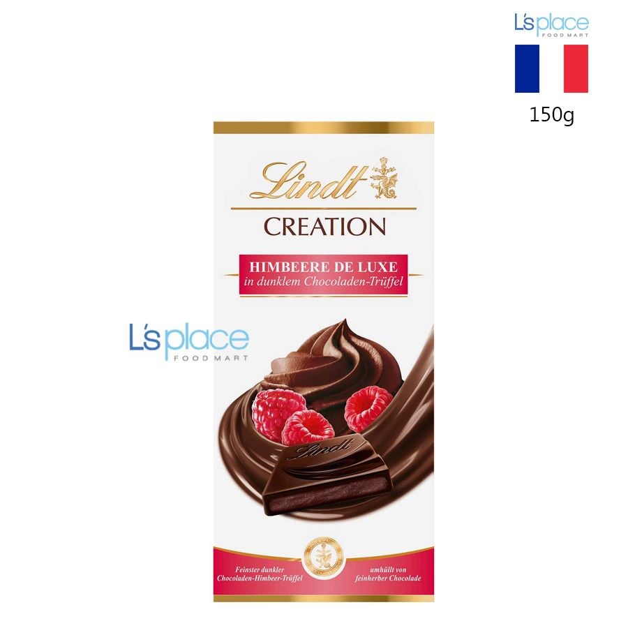 Lindt Creation Socola thanh vị mâm xôi Himbeere de Luxe