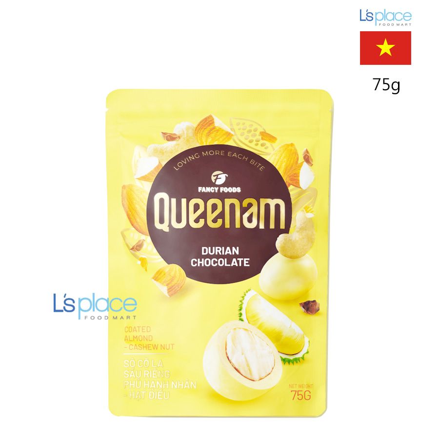 Queenam Socola Sầu riêng Hạnh nhân Hạt dẻ