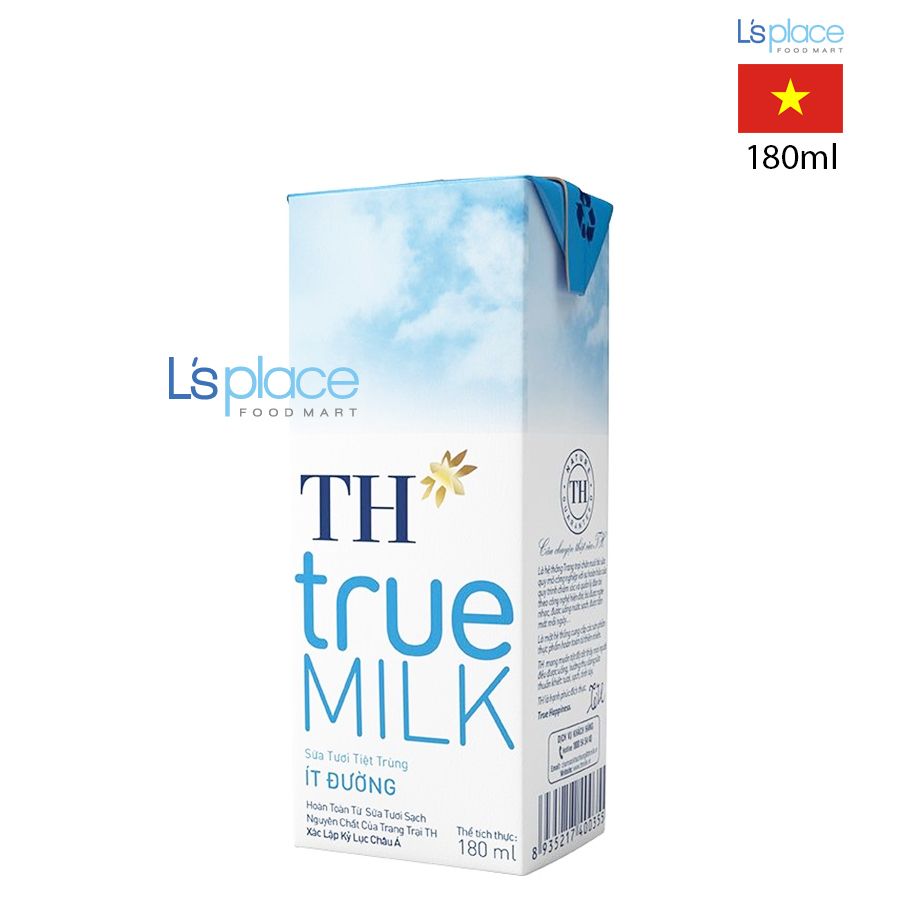 TH Sữa tươi ít đường hộp nhỏ