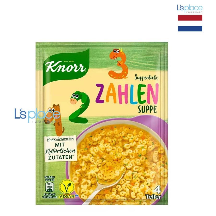 Knorr Súp mì hình số đếm