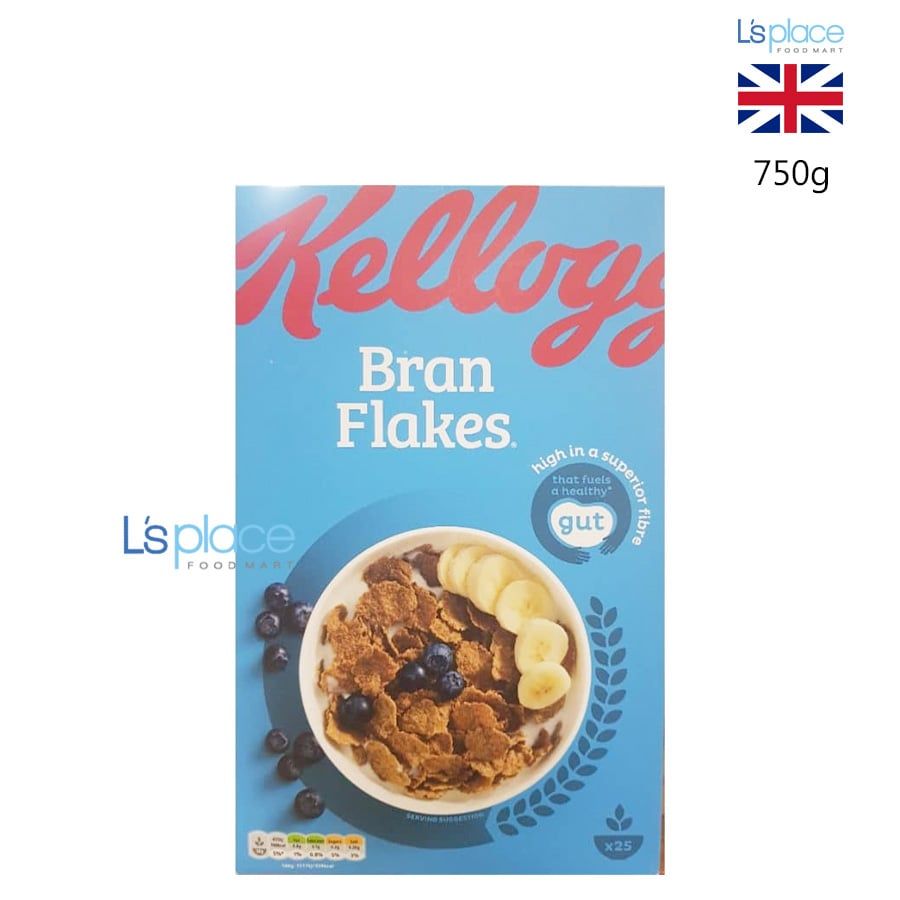 Kellogg Ngũ cốc ăn sáng nguyên cám dẹt