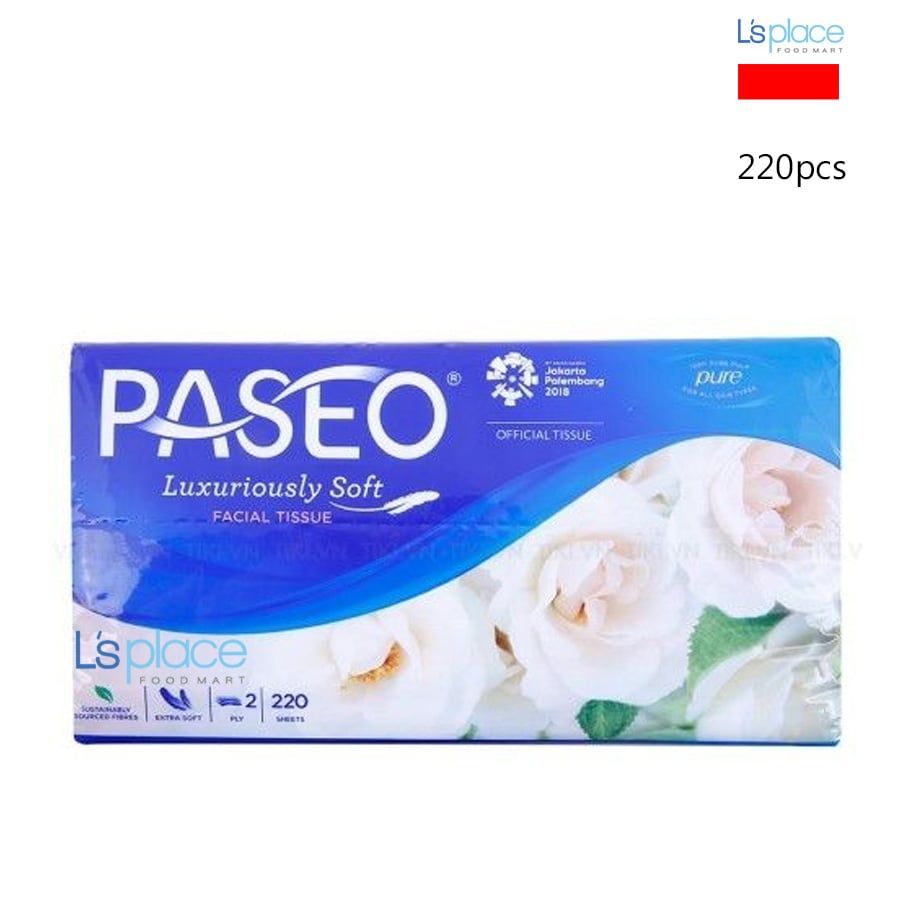 Paseo Giấy rút Luxuriously Soft 2 lớp