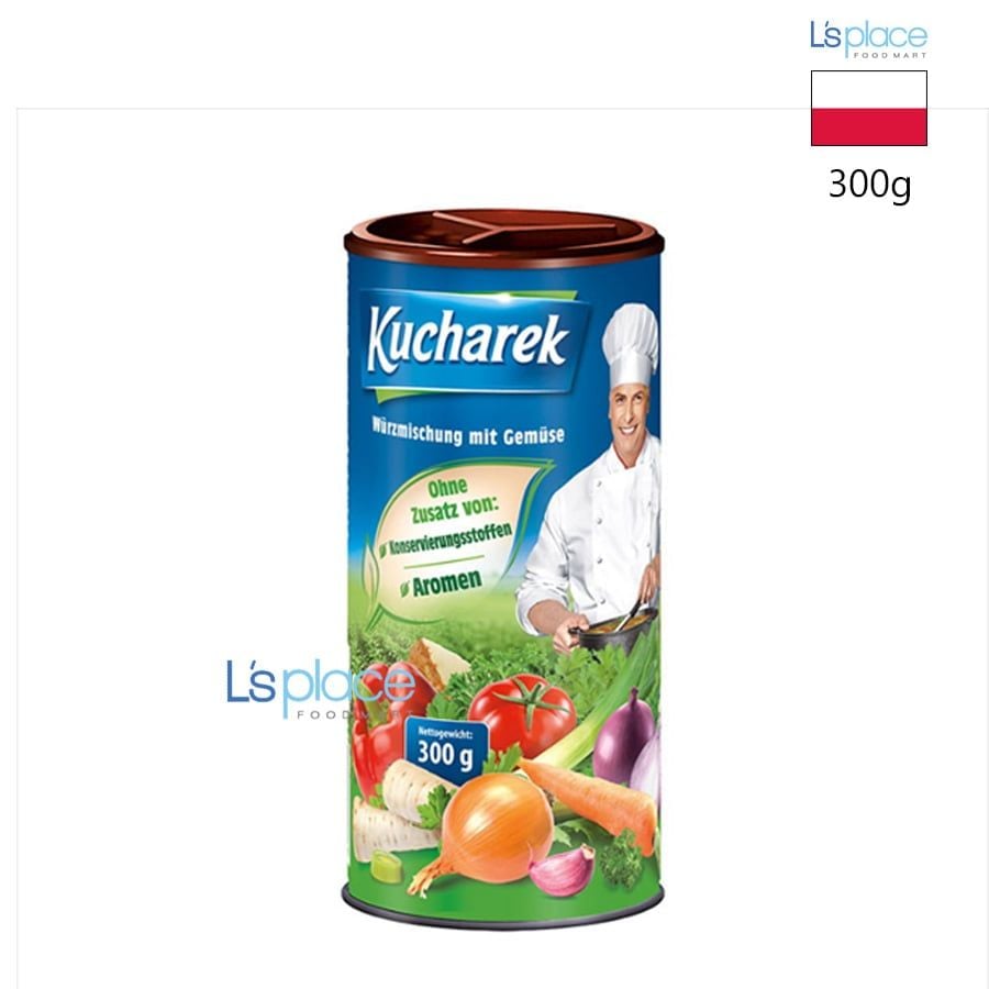 Kucharek Hạt nêm rau củ hũ tròn