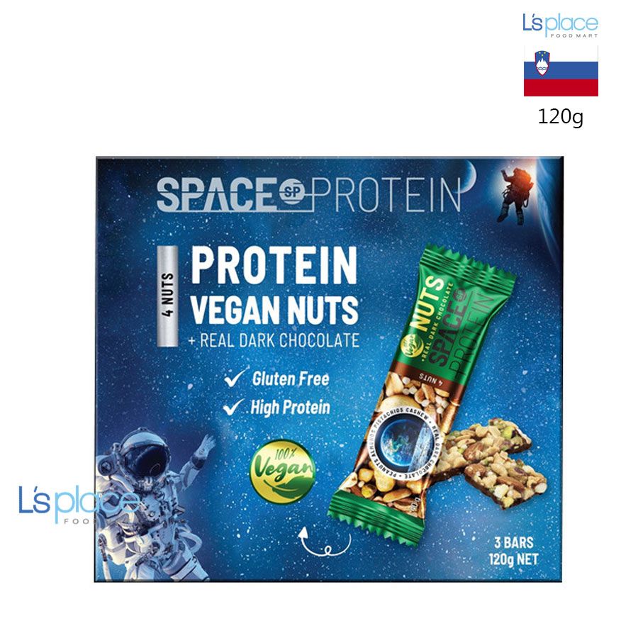 Space Protein Hộp thanh thuần chay 4 loại hạt
