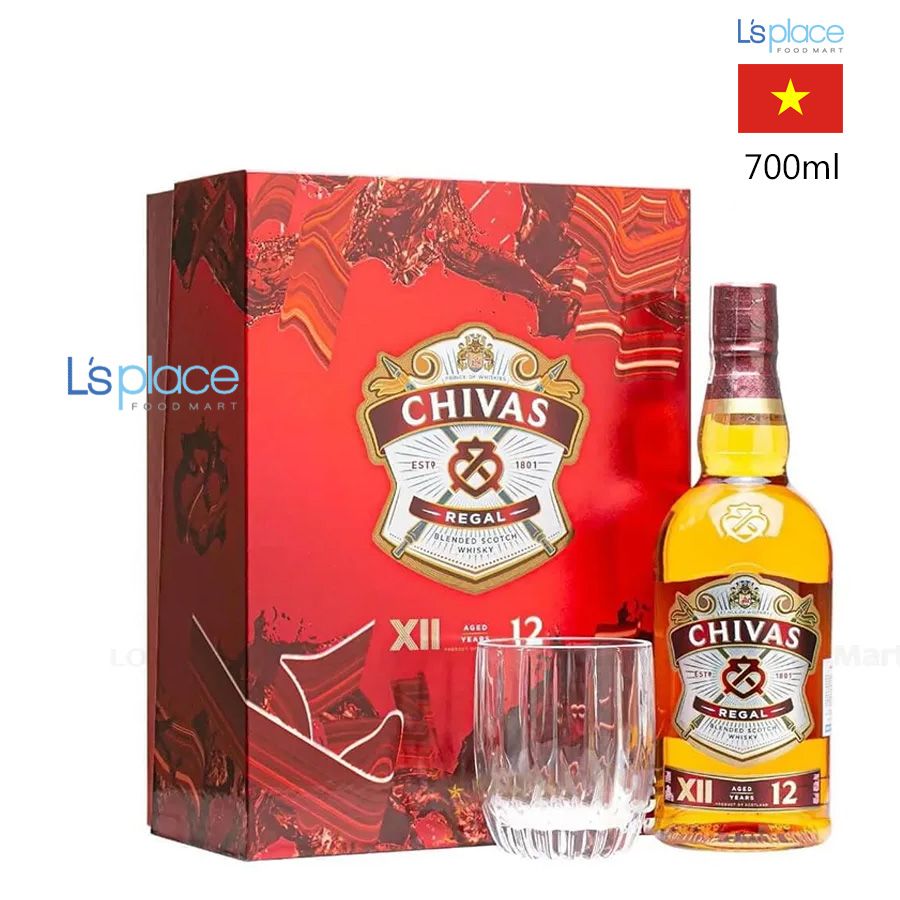 Chivas 12 Rượu hộp quà Regal