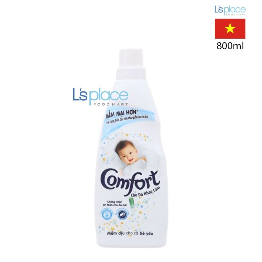 Comfort Nước xả mềm vải dịu nhẹ thơm hương phấn