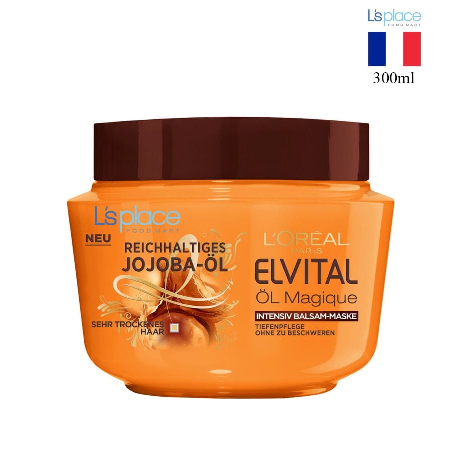 L'Oreal Elvital Kem ủ tóc tinh dầu Jojoba