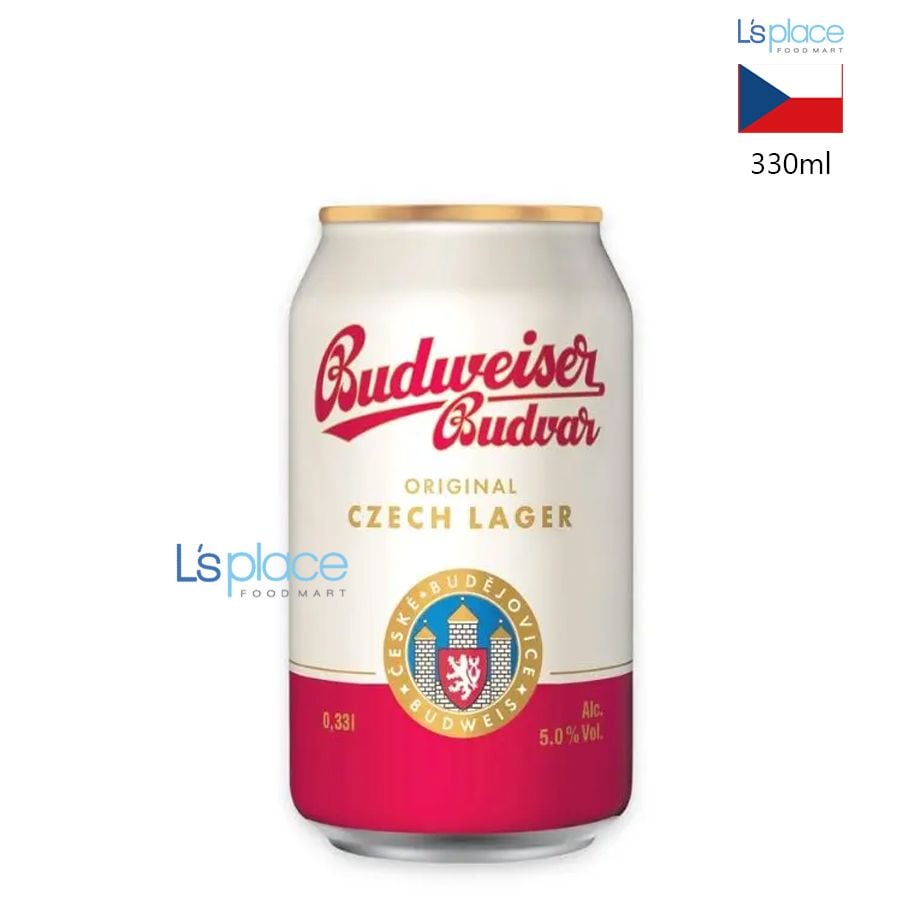 Budweiser Budvar Bia lon