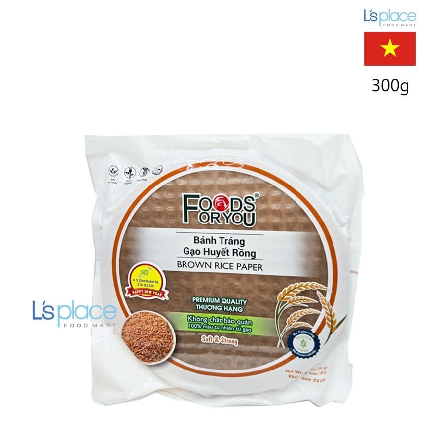 Foods for you Bánh tráng gạo huyết rồng 16cm