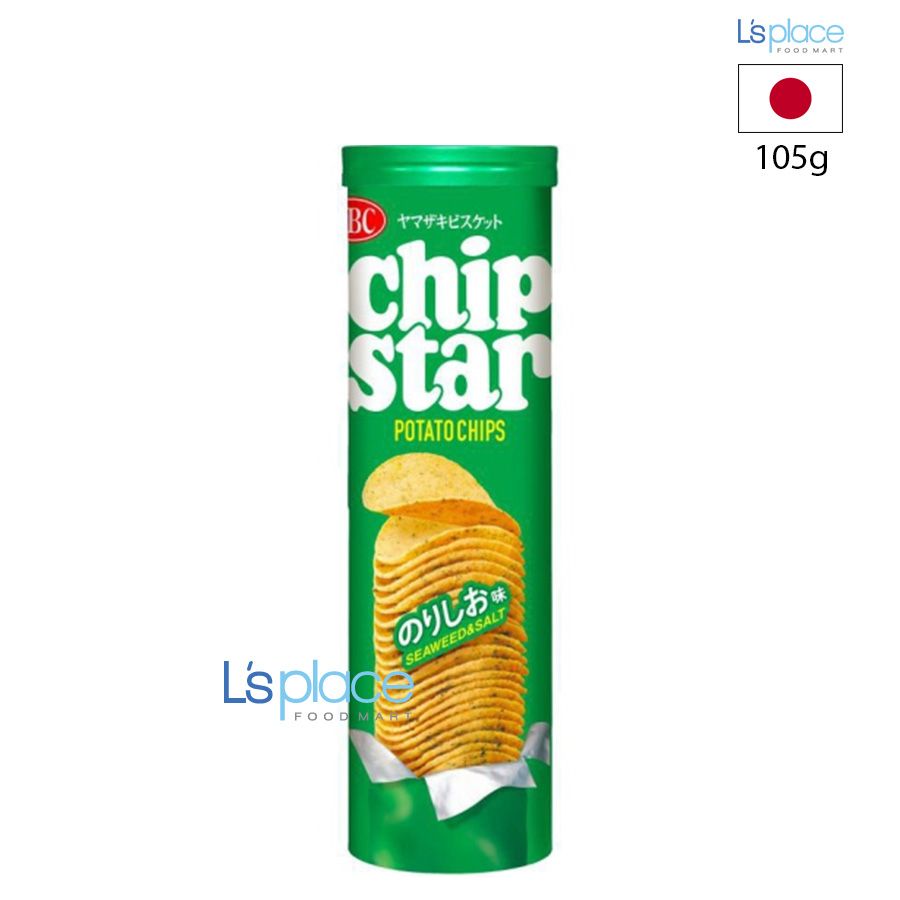 YBC Khoai tây Chip Star vị tảo biển muối hộp lớn