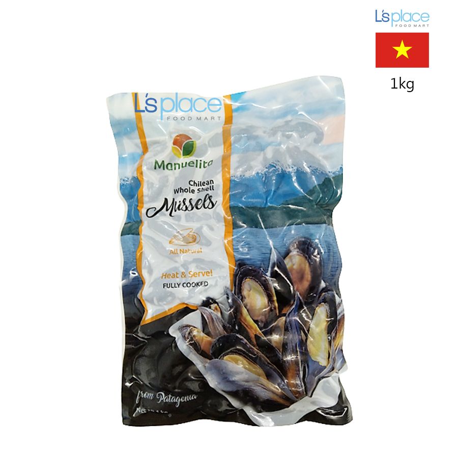 Manuelita Vẹm xanh Chile nguyên mảnh