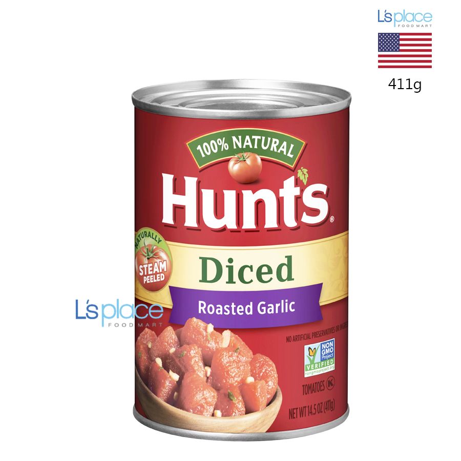 Hunt's Cà chua cắt miếng tỏi rang
